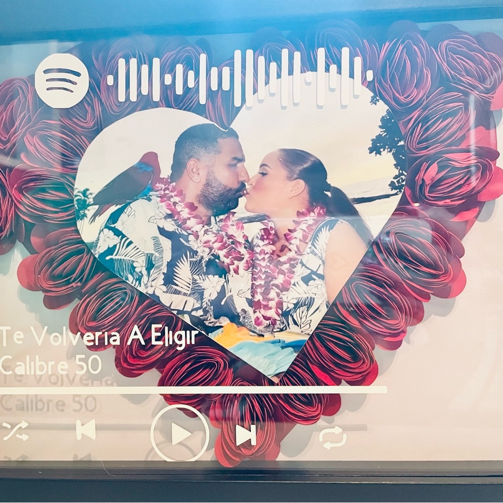 Spotify Glass Art
